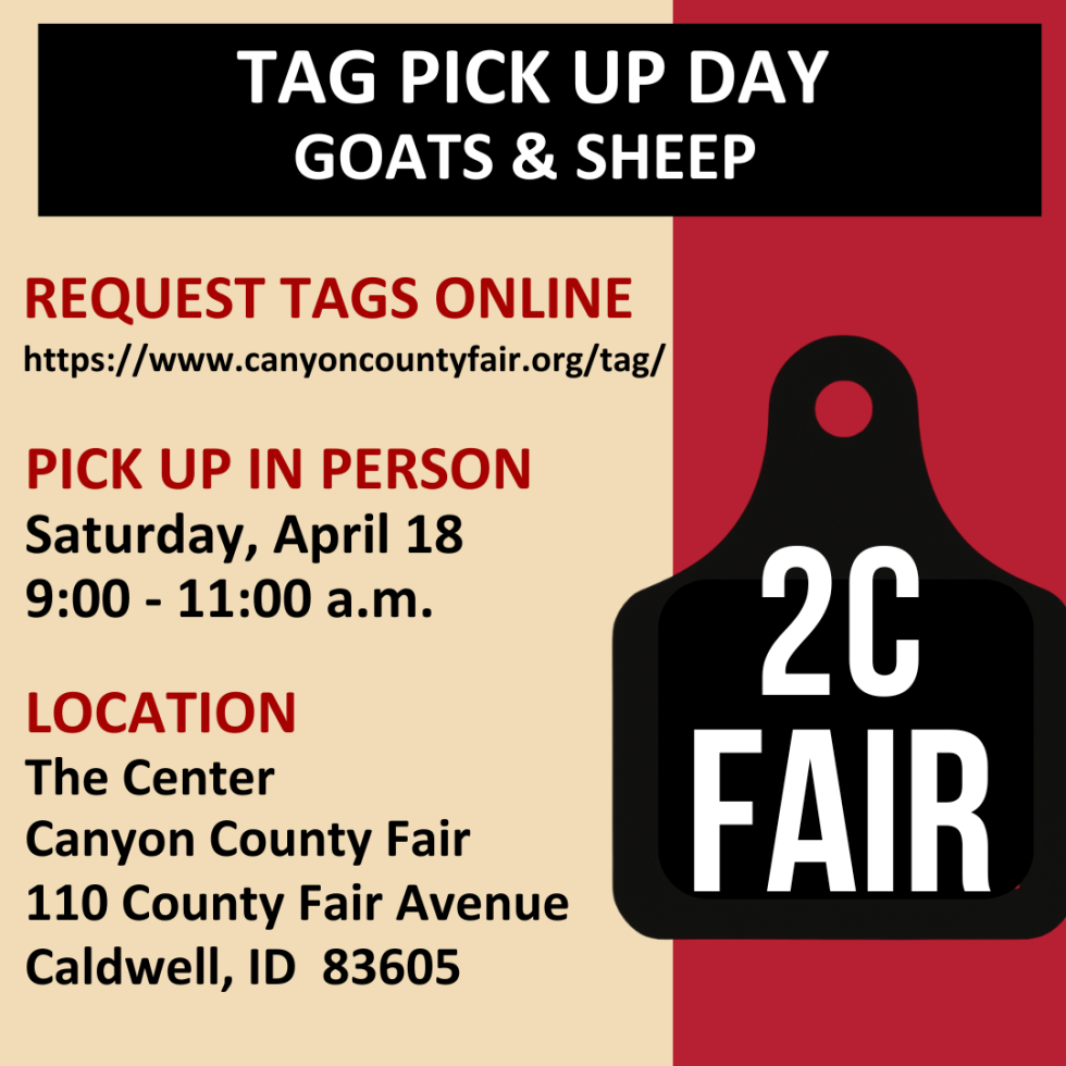 Fair Tags Canyon County Fair Livestock Tag Day | Canyon County Fair